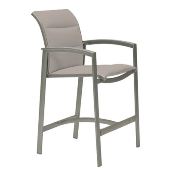 Elance Padded Sling Stationary Bar Stool