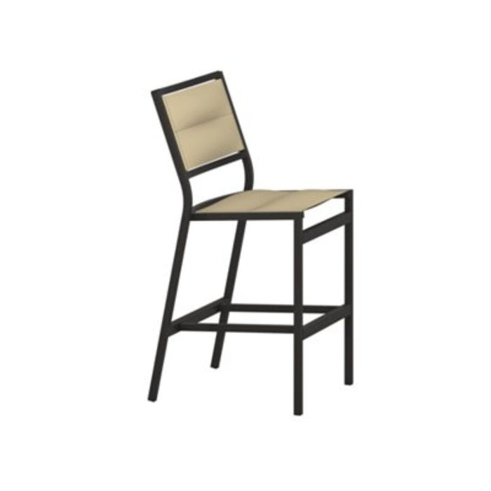 Cabana Club Padded Sling Armless Stationary Bar Stool